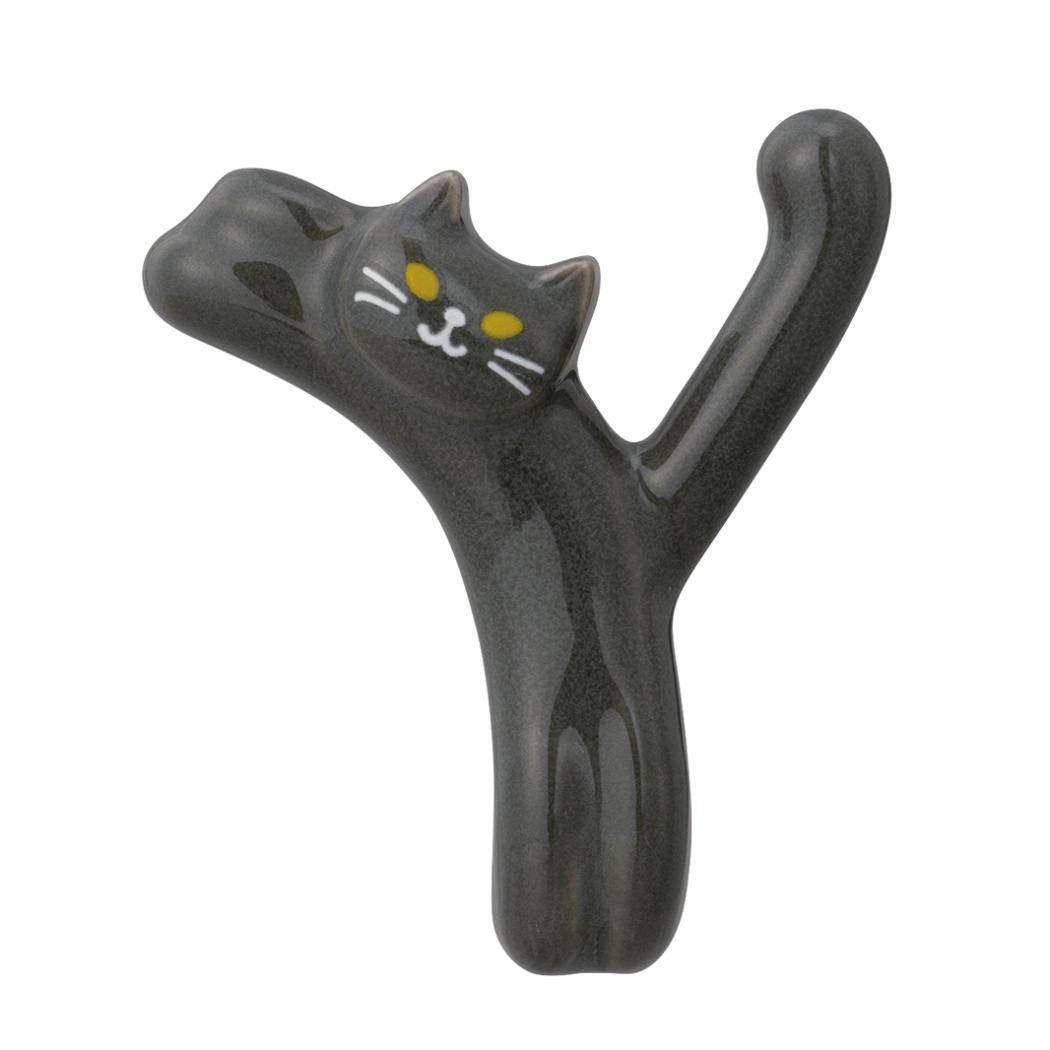 Cat's initial ネコのイニシャルシリーズ はし置き 猫のイニシャル箸置き Y ねこ デコレ カトラリーレスト かわいい グッズ メール便可 シネマコレクション