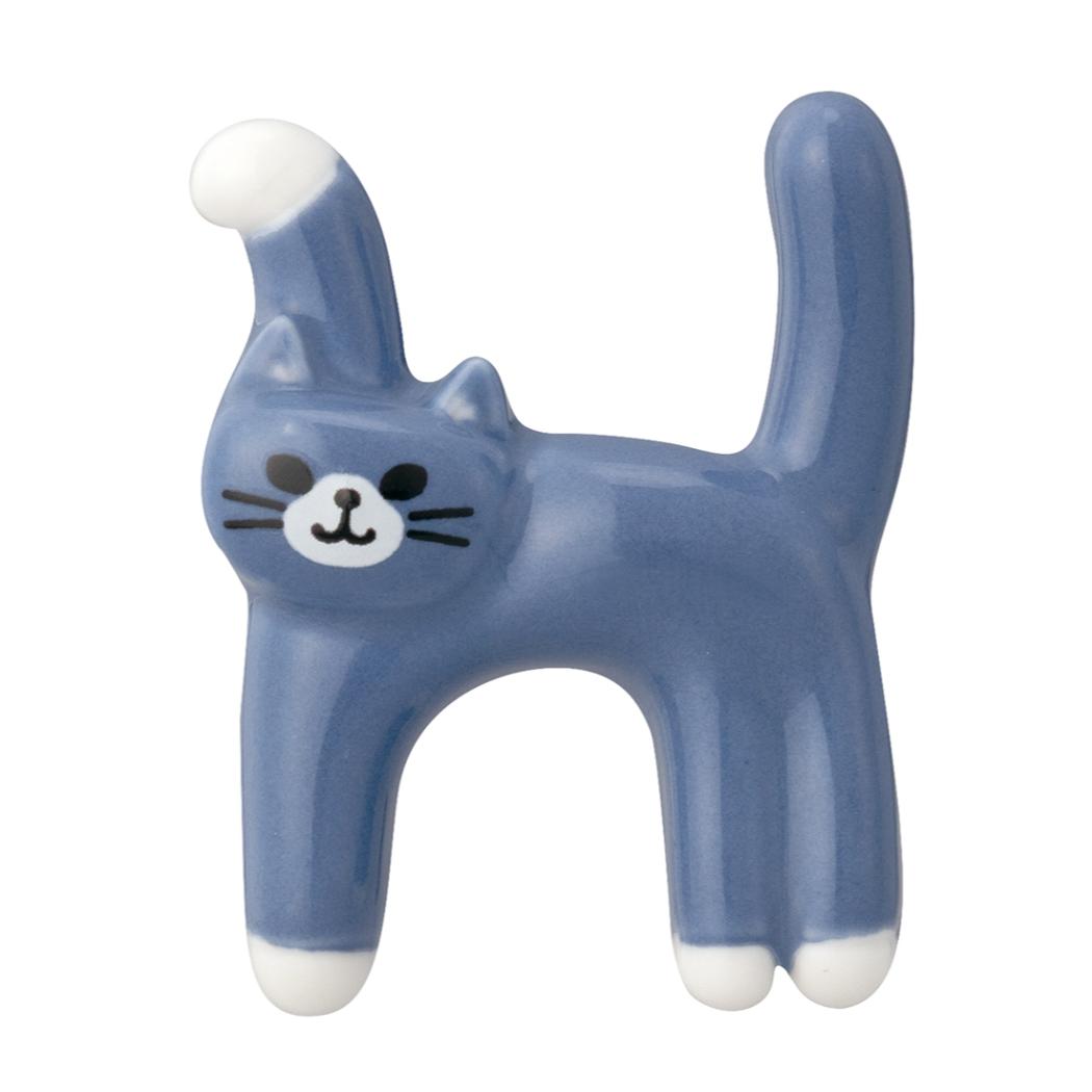 Cat's initial ネコのイニシャルシリーズ はし置き 猫のイニシャル箸置き H ねこ デコレ カトラリーレスト かわいい グッズ メール便可 シネマコレクション