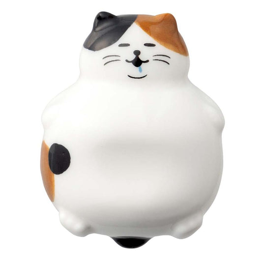 はし置き 箸置き ぼてねこ お腹いっぱい ねこ デコレ プレゼント かわいい チョップスティックレスト