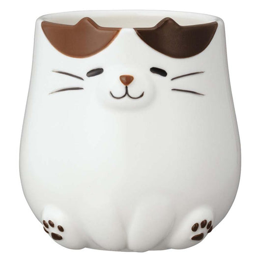 おすわりねこマグ マグカップ ねこちるNekochill みけ デコレ プレゼント インテリア かわいい
