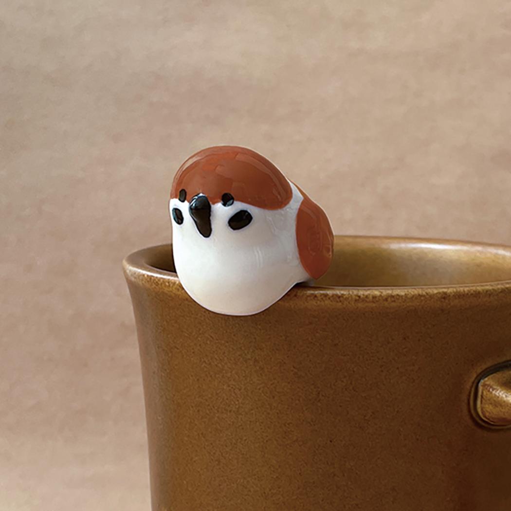 とまり木スプーン スプーン ニホンノコトリ スズメ アニマル デコレ テーブルウェア 食器 贈り物 かわいい