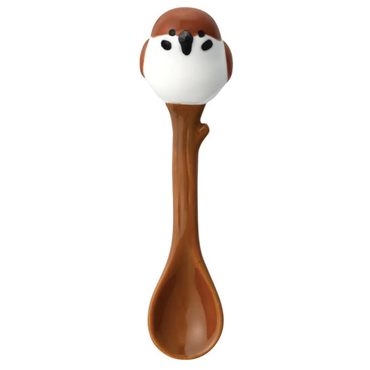とまり木スプーン スプーン ニホンノコトリ スズメ アニマル デコレ テーブルウェア 食器 贈り物 かわいい