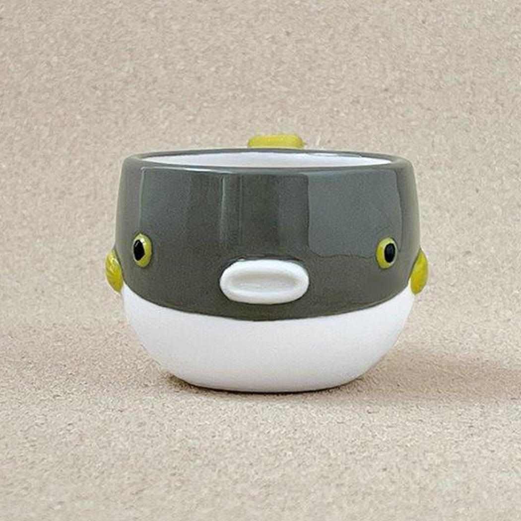 すいすいぐい呑み 酒器 ふぐ デコレ お土産 ギフト おもしろ雑貨