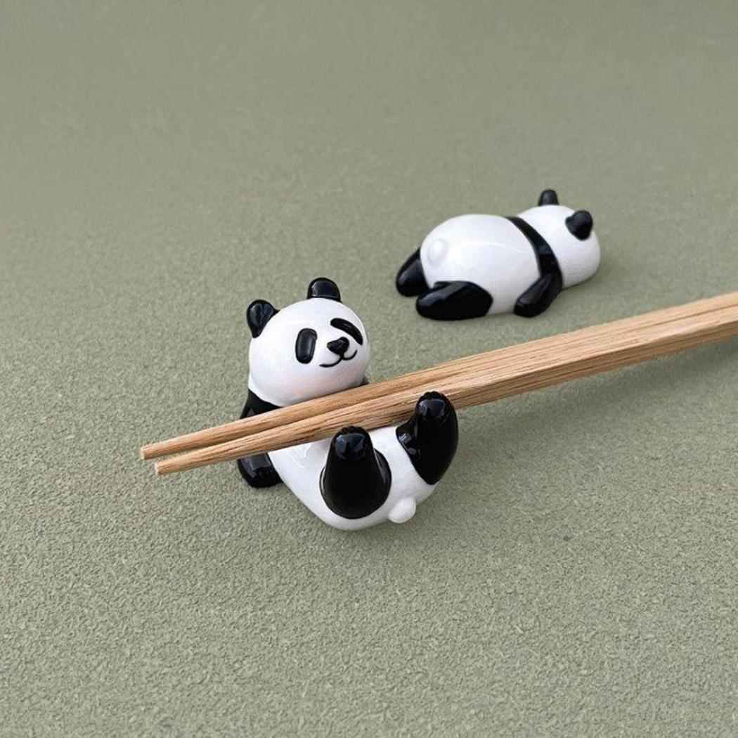 パンダ箸置き はし置き パンダラケ ごろん PANDA デコレ キッチンチョップスティックレスト かわいい