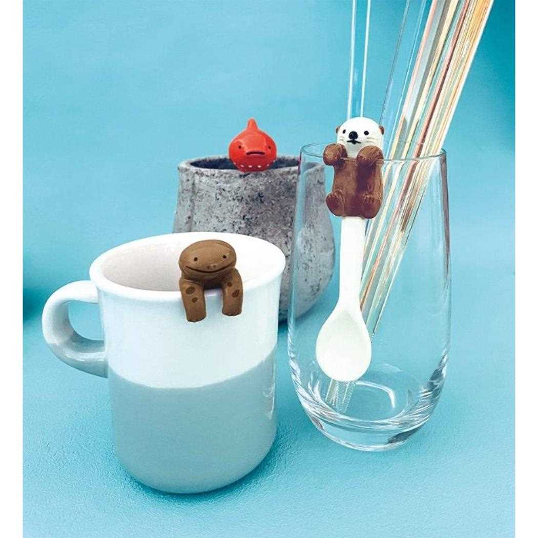 まりんスプーン スプーン るんるんまりん ラッコ デコレ テーブルウェア 食器 贈り物 かわいい
