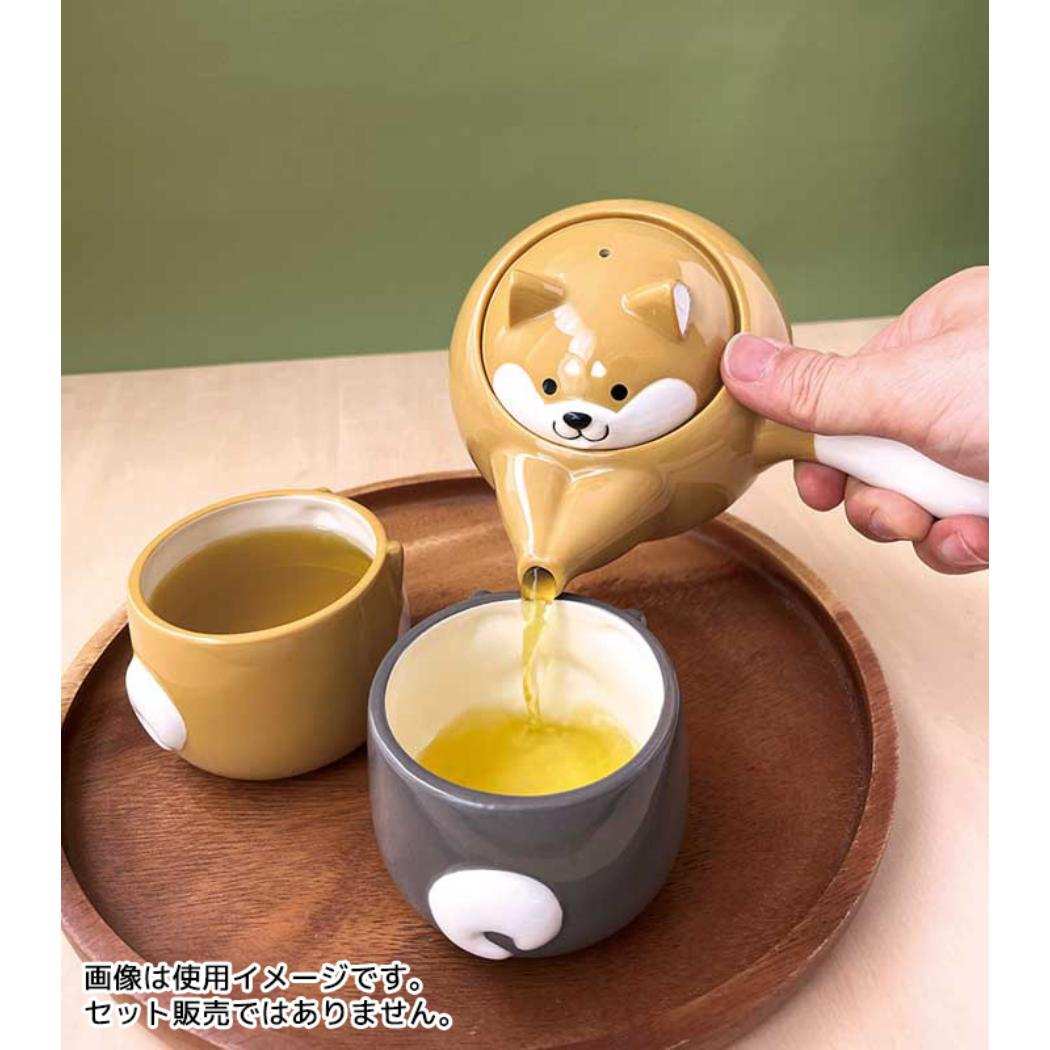 湯呑 柴湯呑み 黒しば デコレ