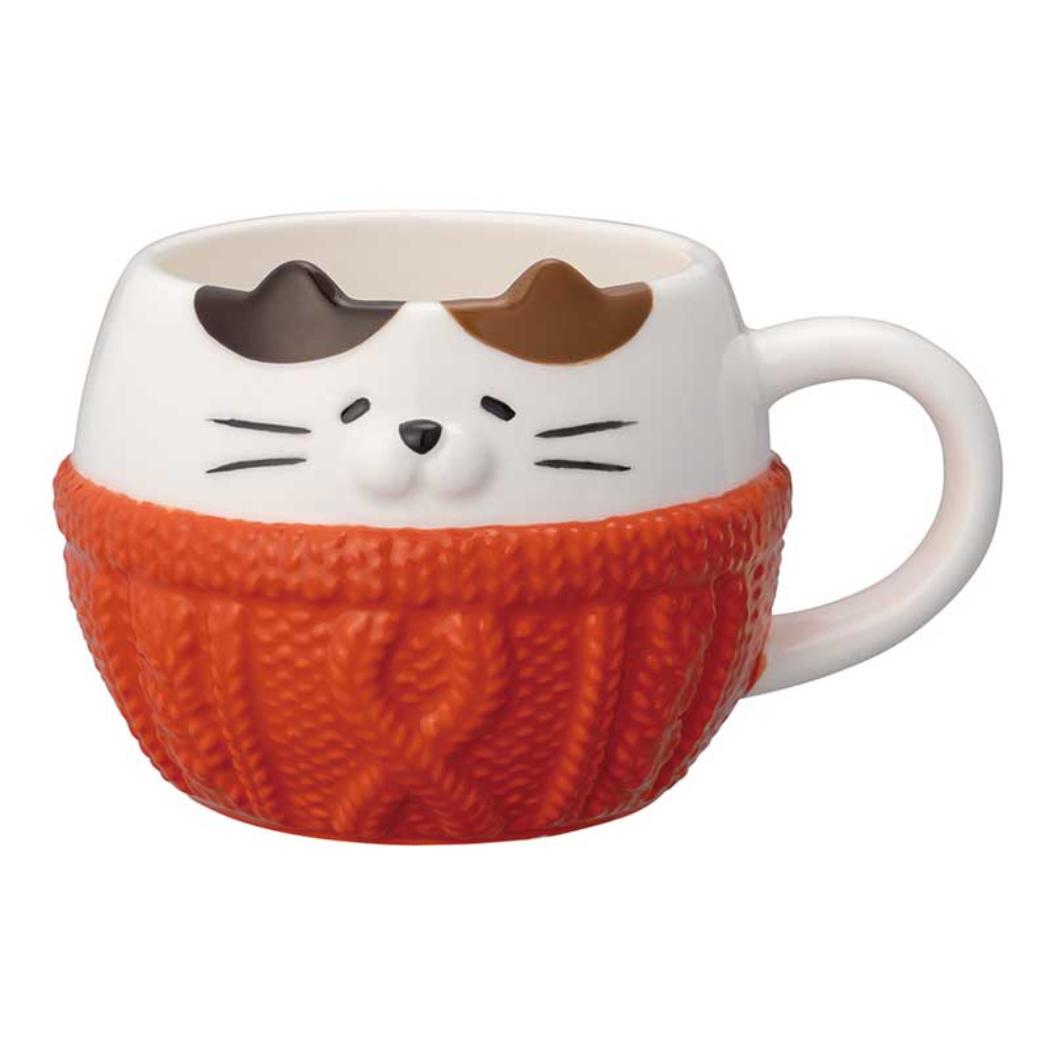 マグカップ ぬくぬくマグ ミケネコ デコレ
