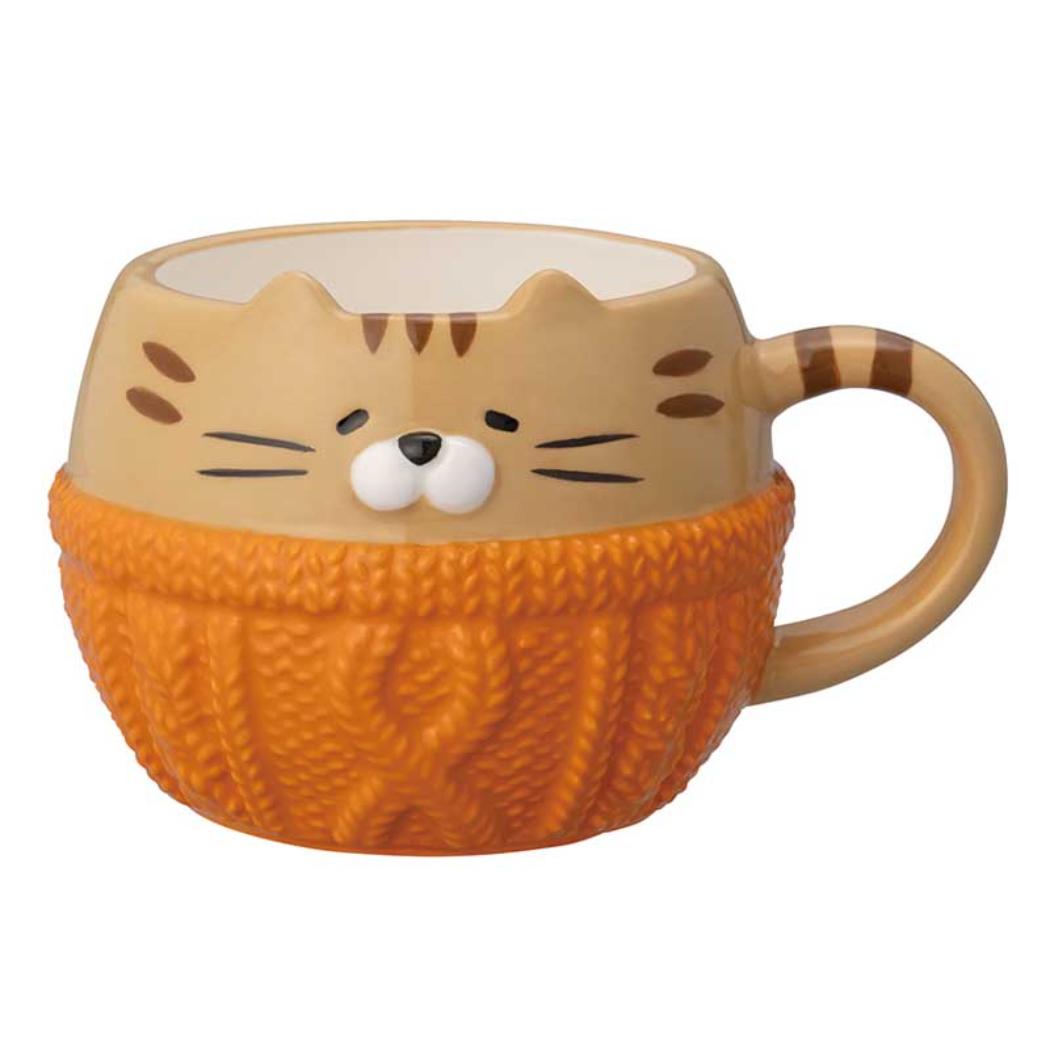 マグカップ ぬくぬくマグ トラネコ デコレ