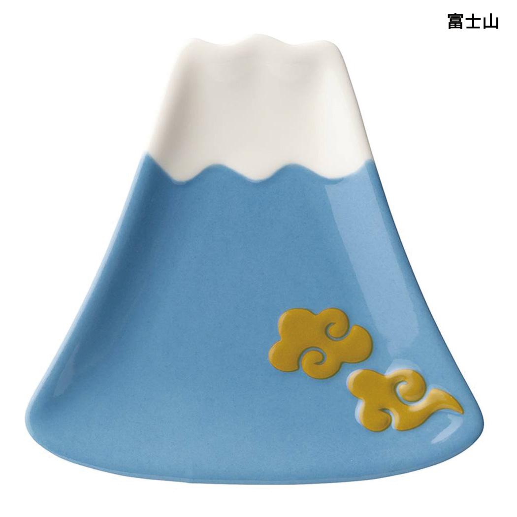 食器 来福 小皿 富士山 デコレ