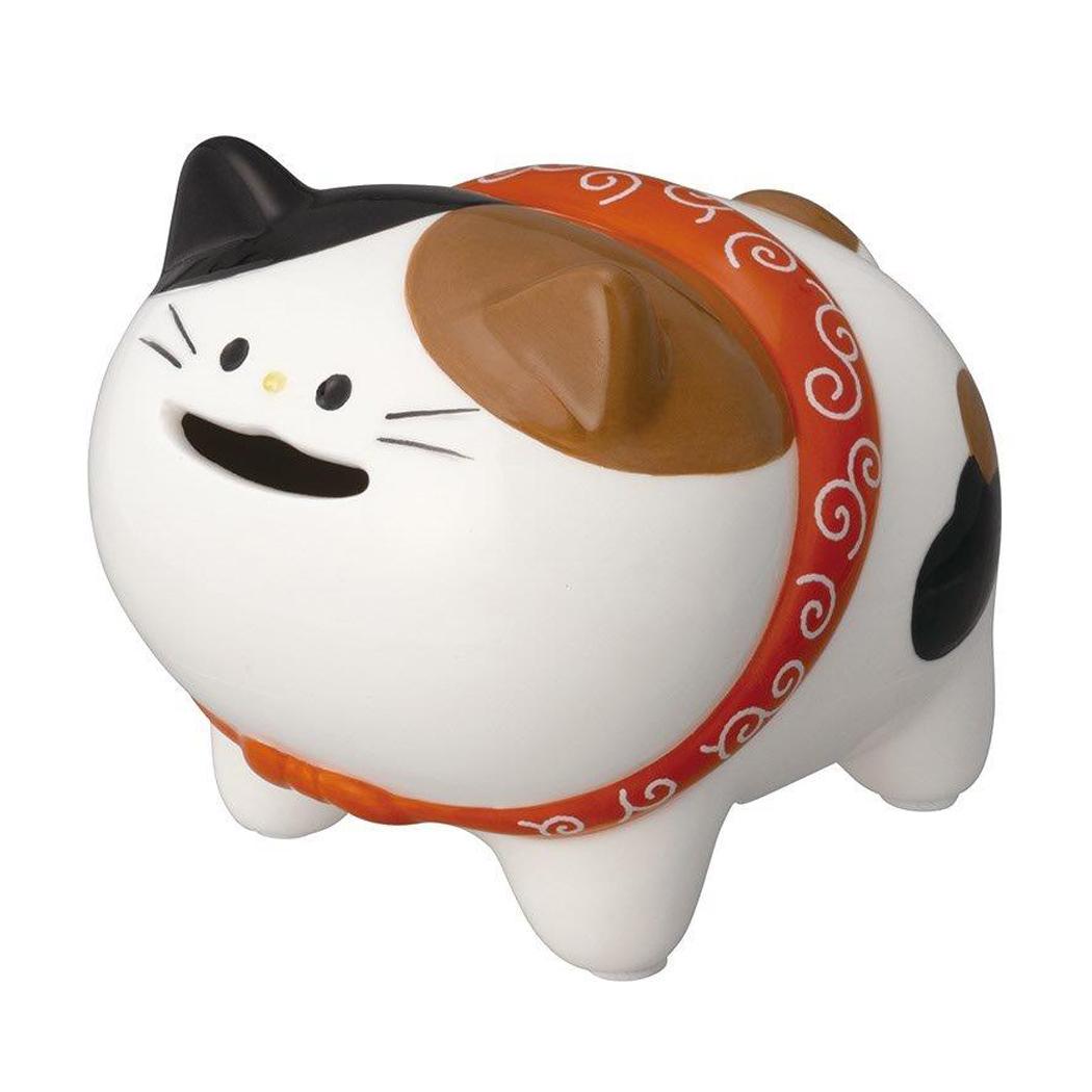 はらぺこ貯金箱 貯金箱 みけねこ デコレ ギフト雑貨 おもしろ雑貨
