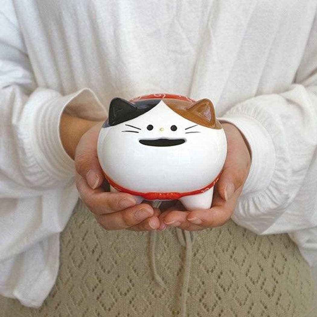 はらぺこ貯金箱 貯金箱 みけねこ デコレ ギフト雑貨 おもしろ雑貨