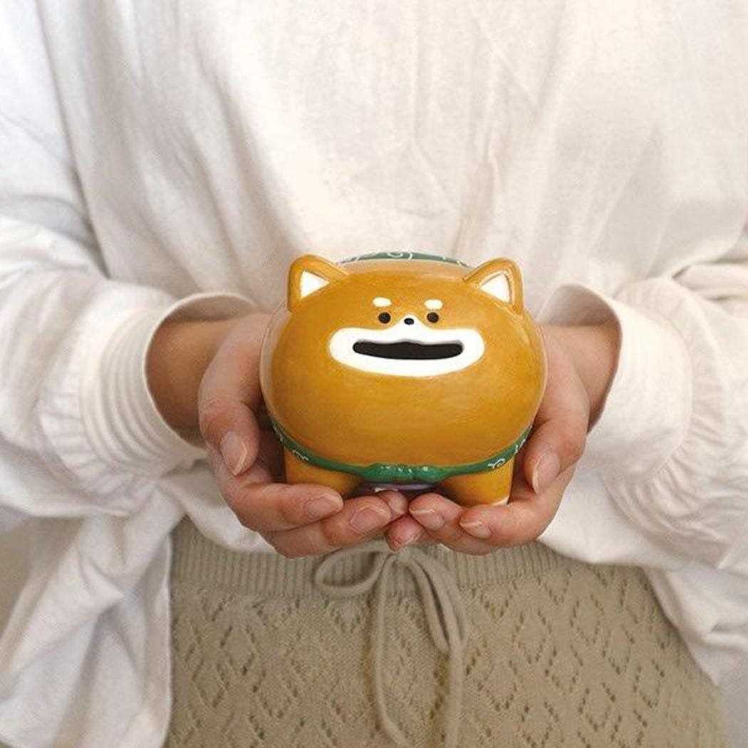 はらぺこ貯金箱 貯金箱 しばいぬ デコレ ギフト雑貨 おもしろ雑貨