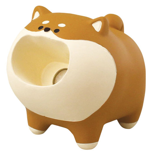 クリップホルダー 卓上収納 はらぺこあにまる しばいぬ harapeko animal デコレ クリップケース おもしろ雑貨