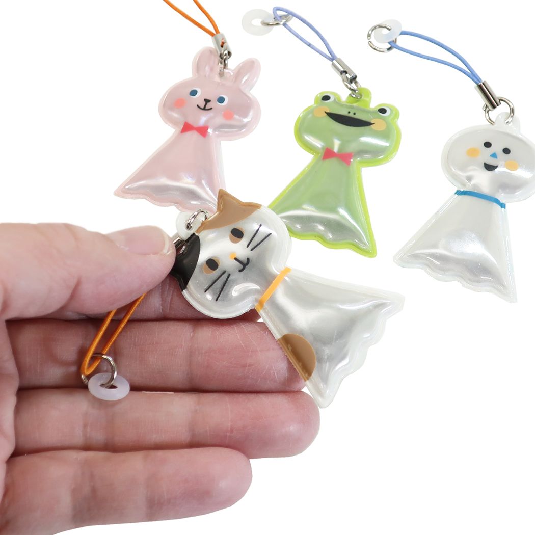 てるてるボウズ 傘ピタ マスコット アンブレラマーカー デコレ リフレクター カー用品 メール便可