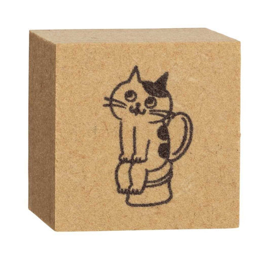 お猫ライフスタンプ ハンコ お通じ デコレ ラッピング プレゼント デコレーション メール便可
