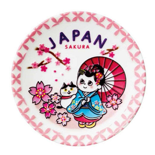 磁石 おみやげお皿マグネット 舞妓 デコレ