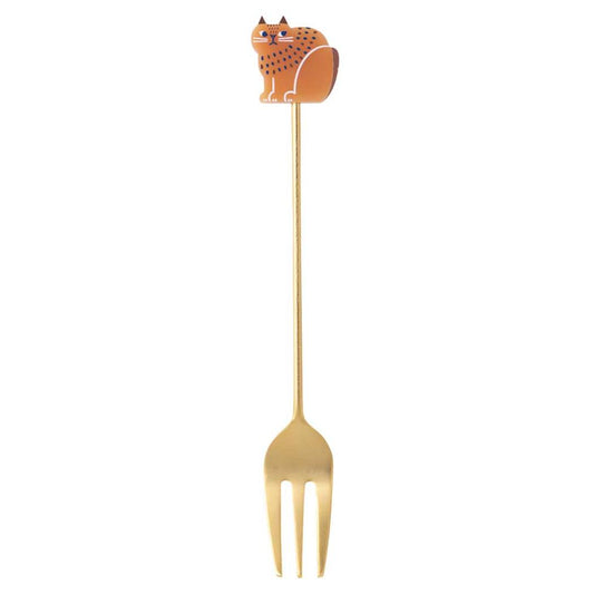 fikalycka ティーフォーク アクリルカトラリー フォーク BR デコレ 食器 テーブルウェア グッズ メール便可 シネマコレクション