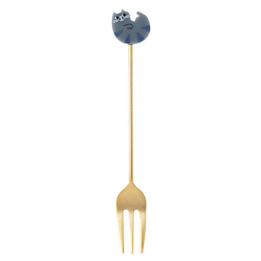 fikalycka ティーフォーク アクリルカトラリー フォーク GY デコレ 食器 テーブルウェア グッズ メール便可 シネマコレクション