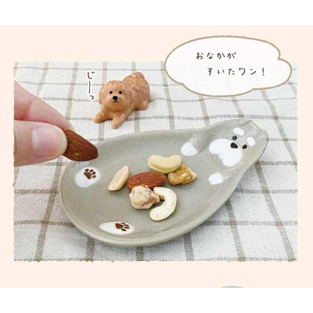wankoron わんころん 小皿 わんわんこざら シュナウザー デコレ