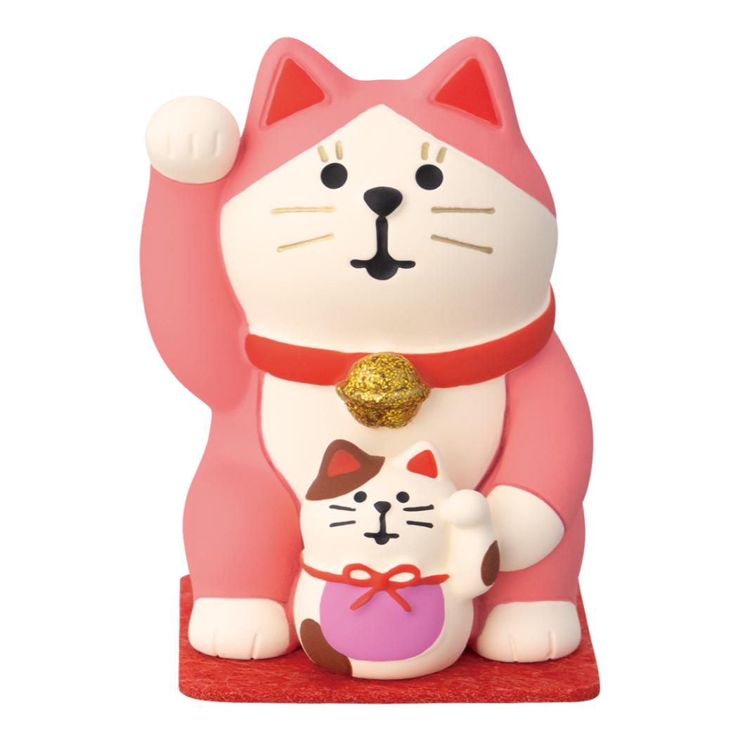 concombre FUKU 福 MONO マスコット 開運カラー招き猫 桃 良縁成就 デコレ インテリア かわいい グッズ シネマコレクション