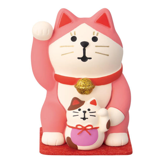 concombre FUKU 福 MONO マスコット 開運カラー招き猫 桃 良縁成就 デコレ インテリア かわいい グッズ シネマコレクション