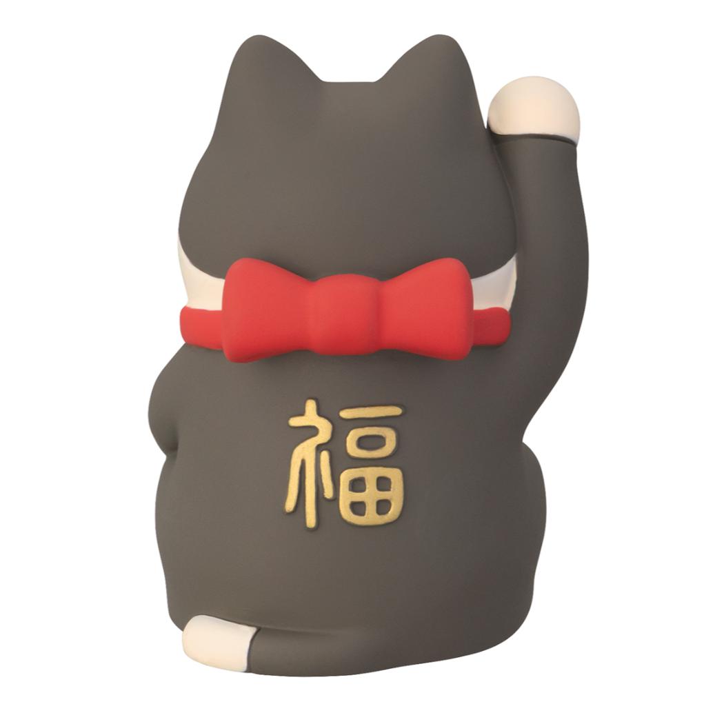 concombre FUKU 福 MONO マスコット 開運カラー招き猫 黒 魔除厄除 デコレ インテリア かわいい グッズ シネマコレクション