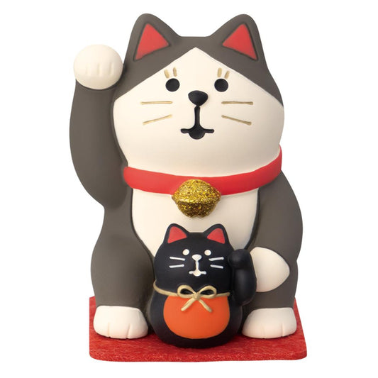 concombre FUKU 福 MONO マスコット 開運カラー招き猫 黒 魔除厄除 デコレ インテリア かわいい グッズ シネマコレクション