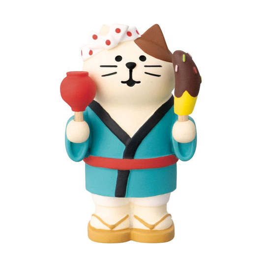 concombre お祭りにゃんこ マスコット お祭り満喫猫 デコレ インテリア かわいい グッズ メール便可 シネマコレクション
