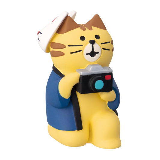 concombre お祭りにゃんこ マスコット お祭りカメラマン猫 デコレ インテリア かわいい グッズ メール便可 シネマコレクション
