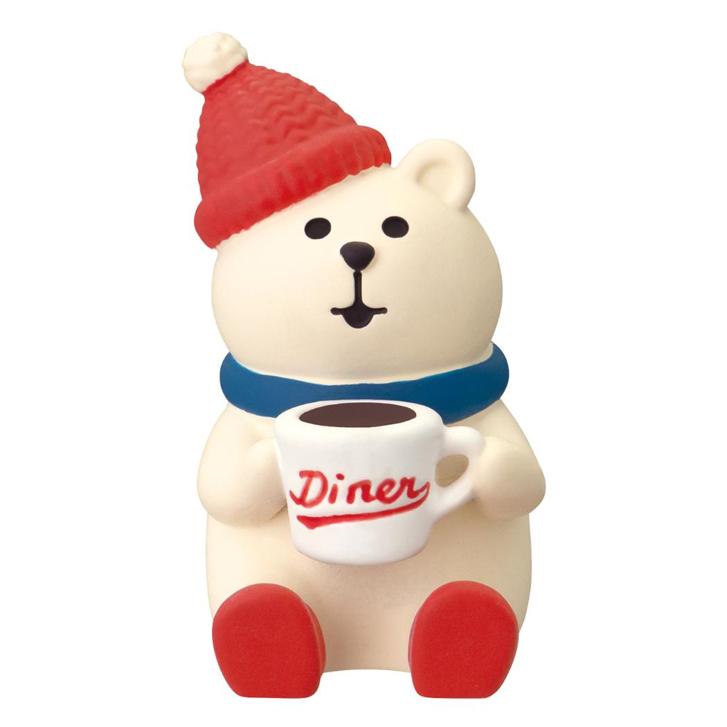 concombre マスコット コーヒーしろくま デコレ インテリア かわいい グッズ シネマコレクション