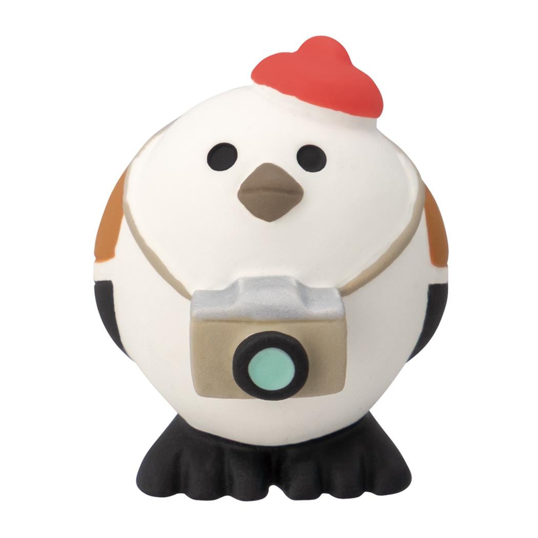 旅っこシマエナガ カメラ マスコット デコレ インテリア かわいい メール便可