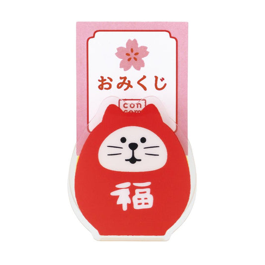 おみくじクリップ クリップ 福猫だるま デコレ お正月 かわいい メール便可