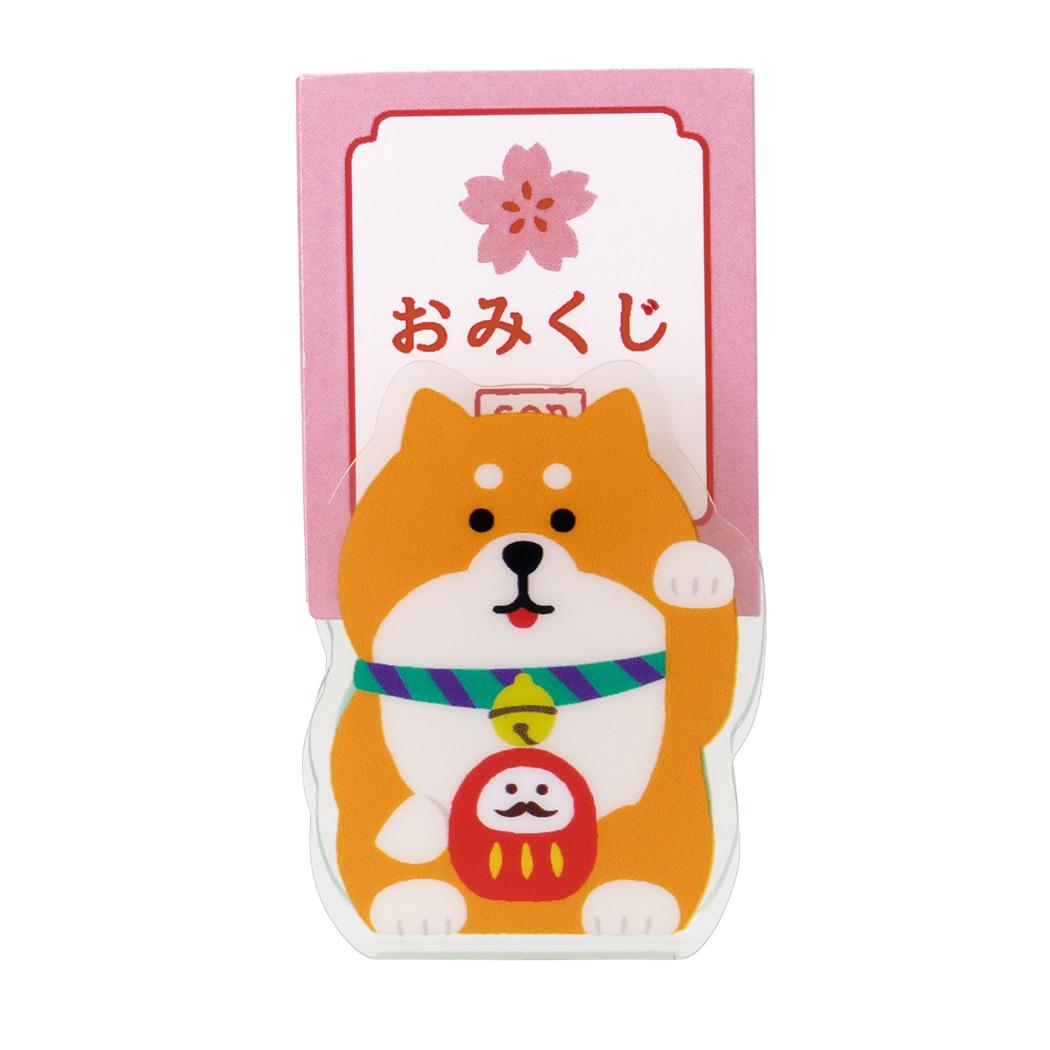 クリップ おみくじクリップ まねきわんこ デコレ お正月 かわいい グッズ メール便可 シネマコレクション