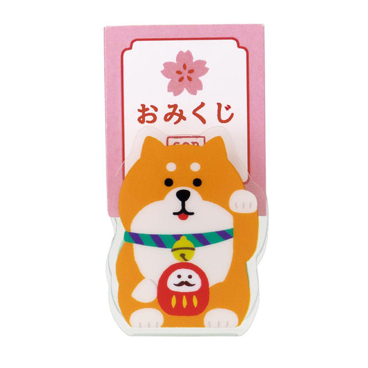 おみくじクリップ クリップ まねきわんこ デコレ お正月 かわいい メール便可