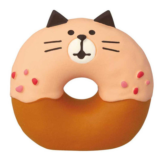にゃんこドーナツ マスコット concombre デコレ インテリア かわいい メール便可
