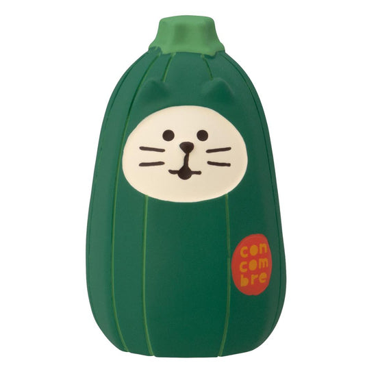 おやさい猫だるま マスコット ズッキーニ デコレ インテリア かわいい メール便可