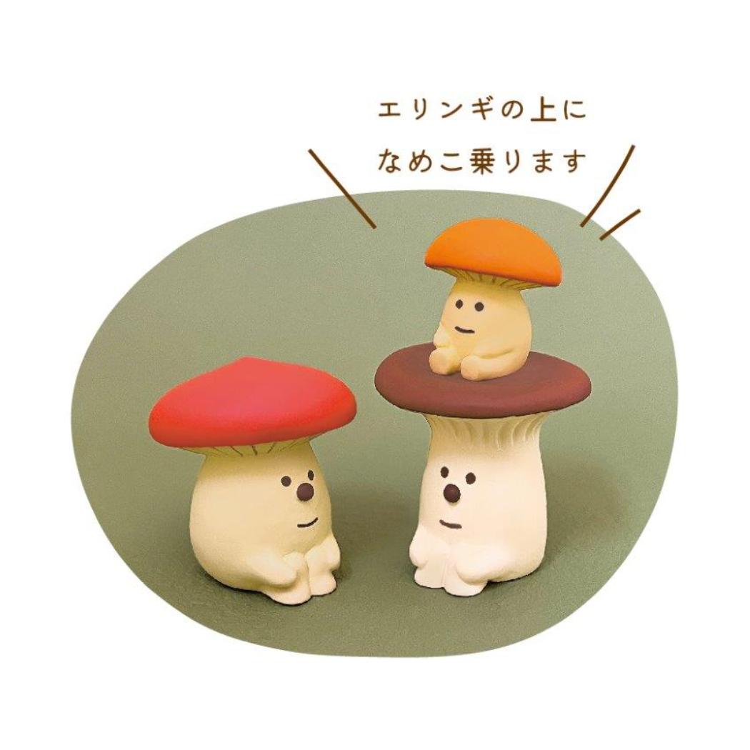 ひとやすみ マスコット なめこ デコレ かわいい インテリア メール便可