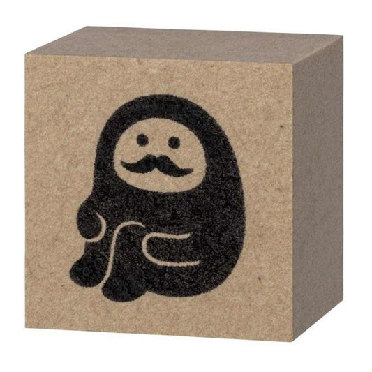 FUKUMONOはんこ スタンプ 体育座りだるま デコレ かわいい お正月 メール便可