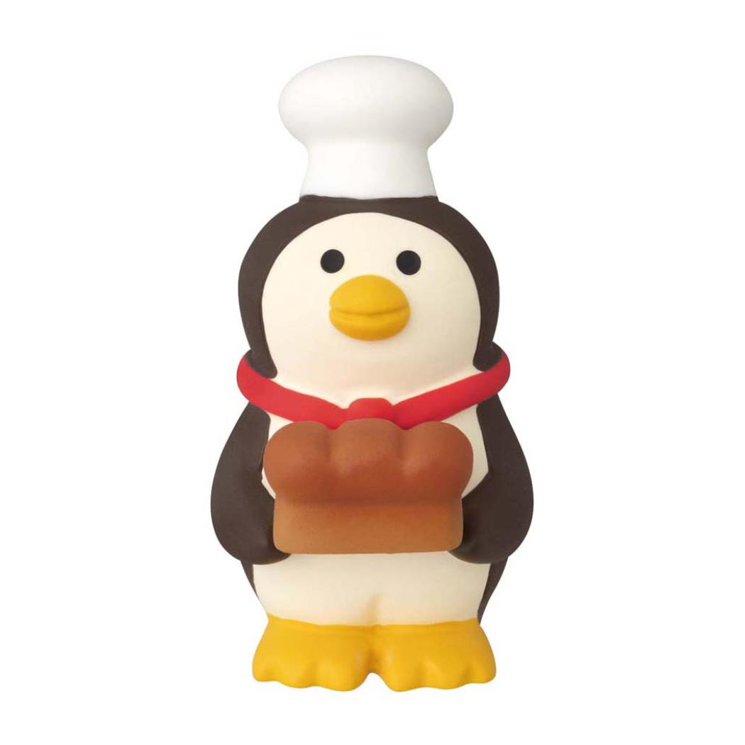 パン屋の店員ペンギン マスコット concombre やまねこベーカリー ことりぱん デコレ インテリア かわいい