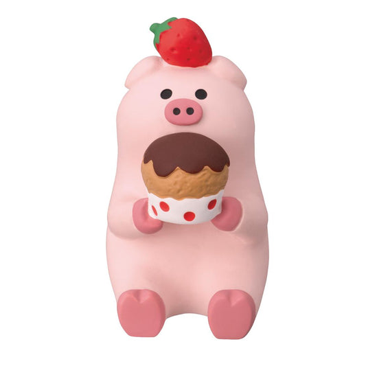 むしゃむしゃマフィンブタ マスコット コンコンスイーツパーラー デコレ プレゼント インテリア かわいい