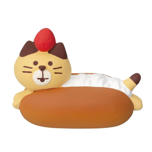 にゃんコッペ マスコット concombre やまねこベーカリー まったりパンまつり デコレ プレゼント インテリア かわいい メール便可