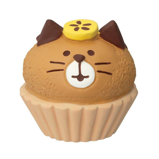 にゃんこマフィン マスコット concombre やまねこベーカリー まったりパンまつり デコレ プレゼント インテリア かわいい メール便可
