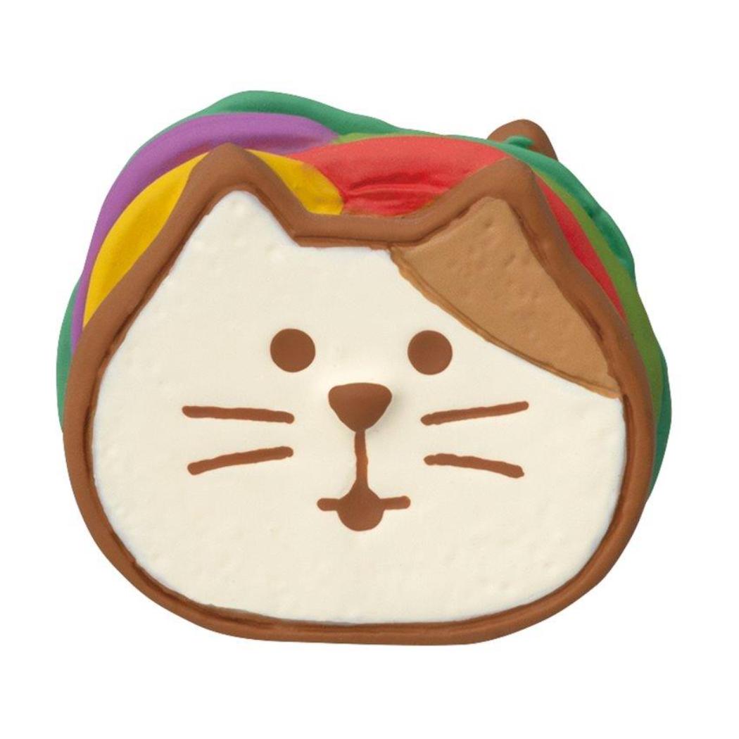 ねこパンサンド マスコット concombre やまねこベーカリー まったりパンまつり 野菜 デコレ プレゼント インテリア かわいい メール便可