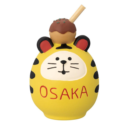 ご当地だるま 大阪 マスコット concombre たこ焼き デコレ インテリア かわいい プレゼント