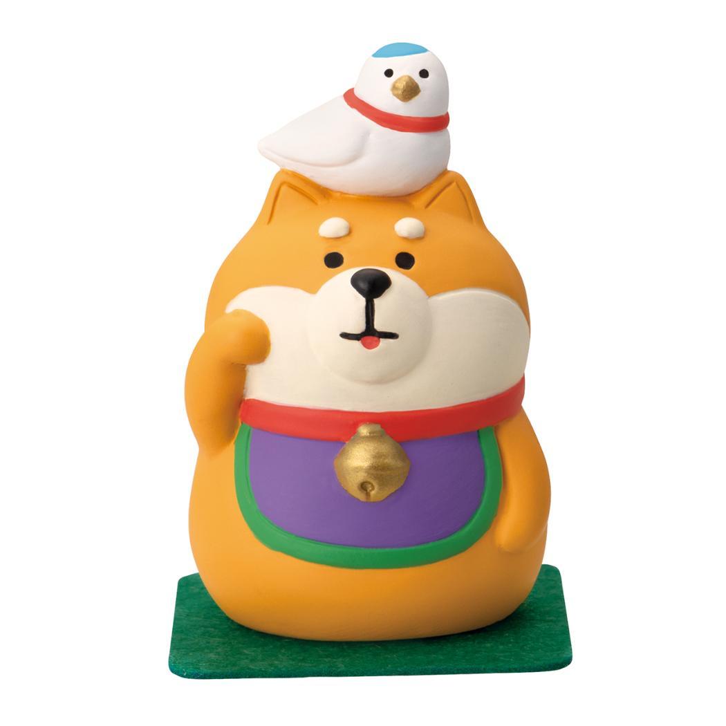 のせのせ招きわんこ マスコット FUKU 福 MONO concombre デコレ インテリア かわいい