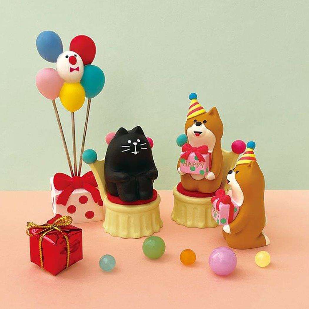 お誕生日の椅子 マスコット コンコンブル concombre デコレ コレクション かわいい