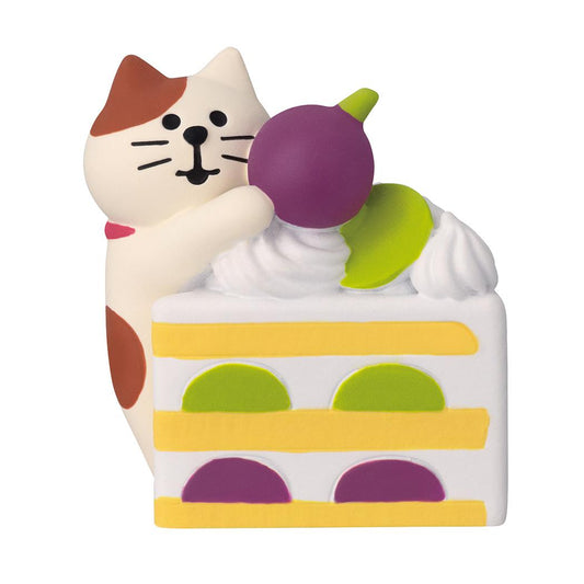 concombre マスコット ぶどうショートこねこ デコレ