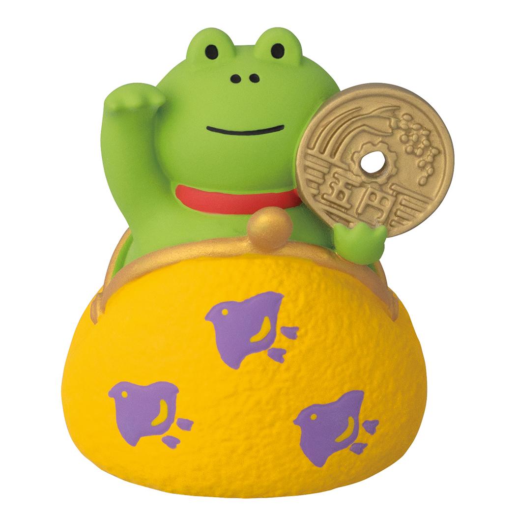 concombre マスコット ひょっこり金運がま口 招きかえる デコレ