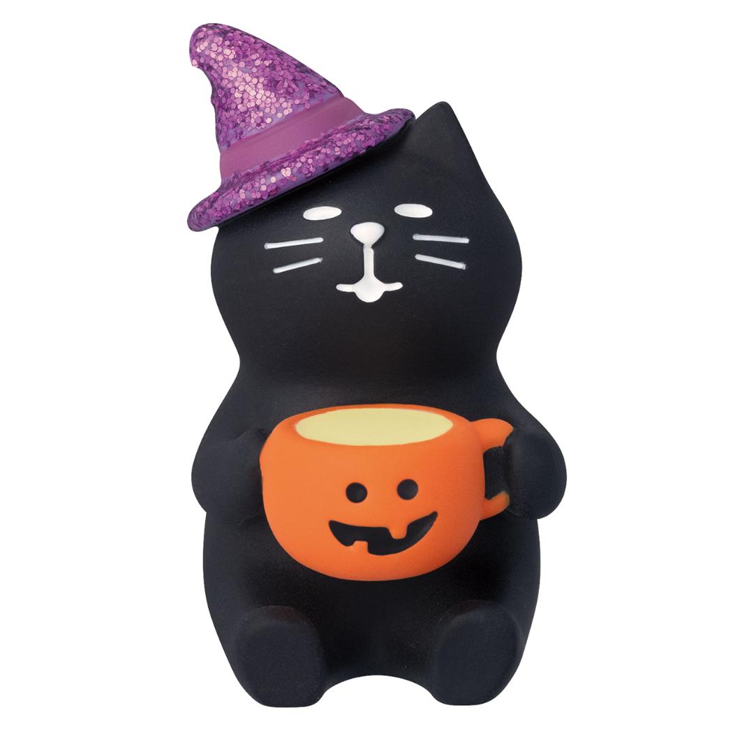 コンコンブル マスコット concombre 純喫茶コンブル ハロウィンフェスタ 謎ラテ黒猫 デコレ