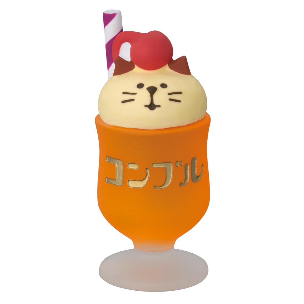 コンコンブル マスコット concombre 純喫茶コンブル ハロウィンフェスタ 光るにゃんこクリームソーダ デコレ